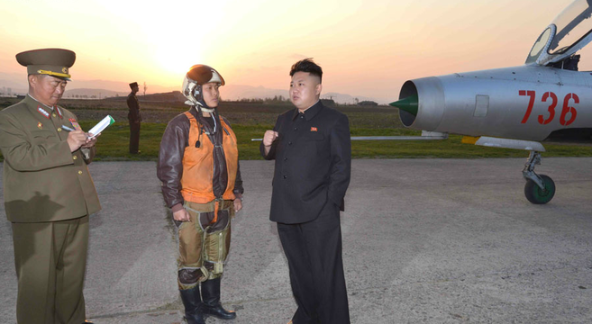 North Korea emphasizes air force around Day of the Sun