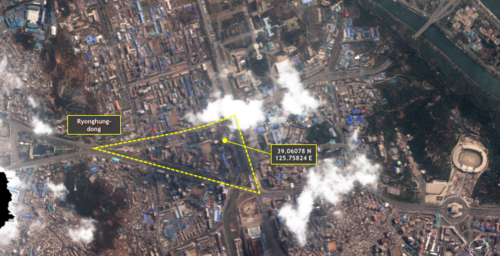 Evidence of Pyongyang building collapse inconclusive