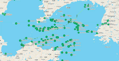 North Korean ship arrives at Chinese coal terminal