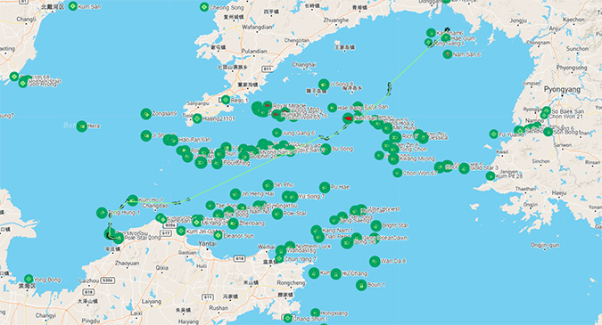 North Korean ship arrives at Chinese coal terminal