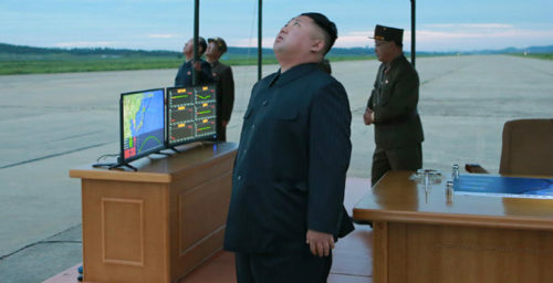 How does North Korea track its long-distance missile tests?