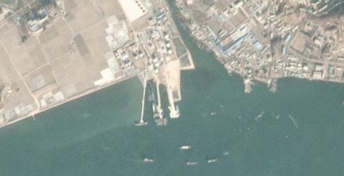 Satellite imagery shows continued progress at Nampho oil terminal