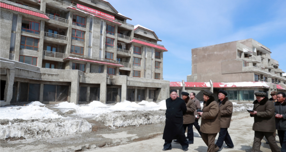 Despite leader’s claims, images show scant progress at Samjiyon over the winter