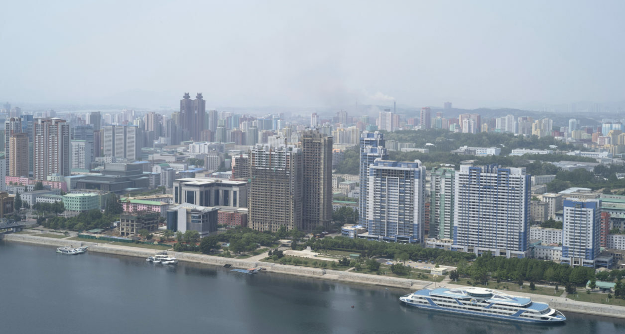 Pyongyang Riverside Home Construction on riverside towers, new university campus see progress in ...