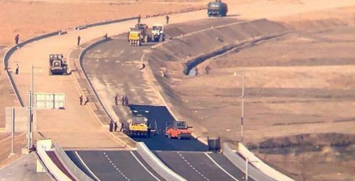 Paving begins on highway to connect long-dormant China-North Korea bridge: photo