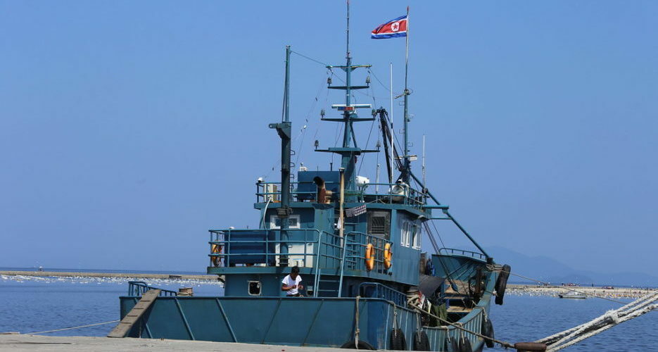 At least 14 North Korean ships disguise themselves in international waters