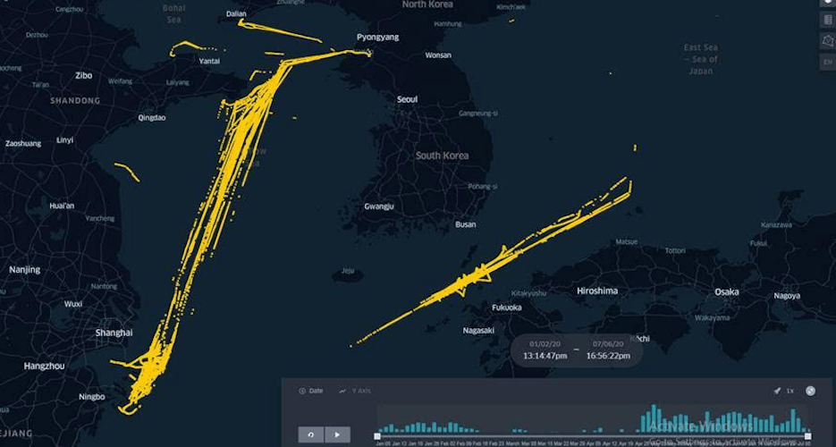 North Korean coal smuggling route to China rebounds to pre-COVID activity levels