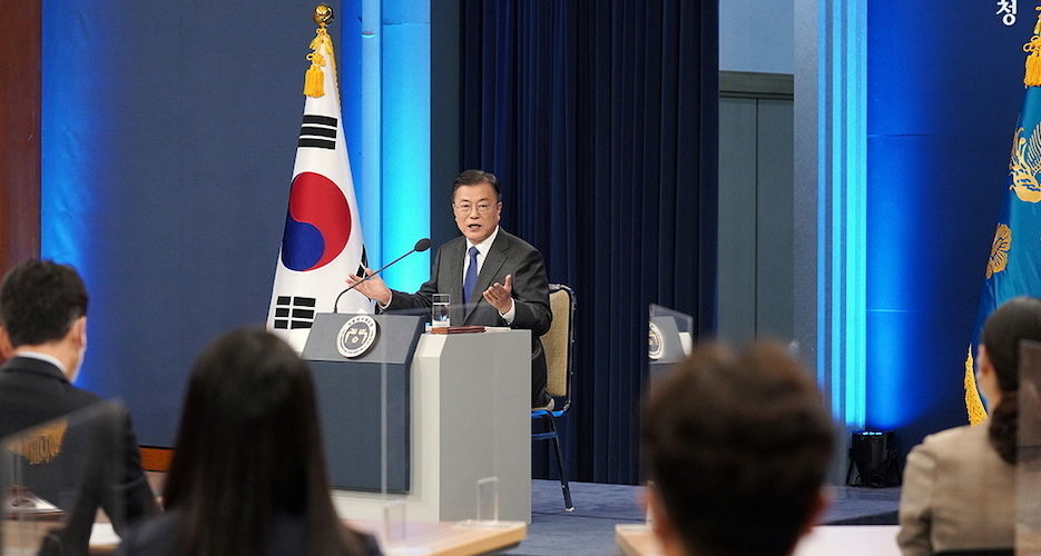 Full text: Speech marks South Korean President Moon’s fourth year in office