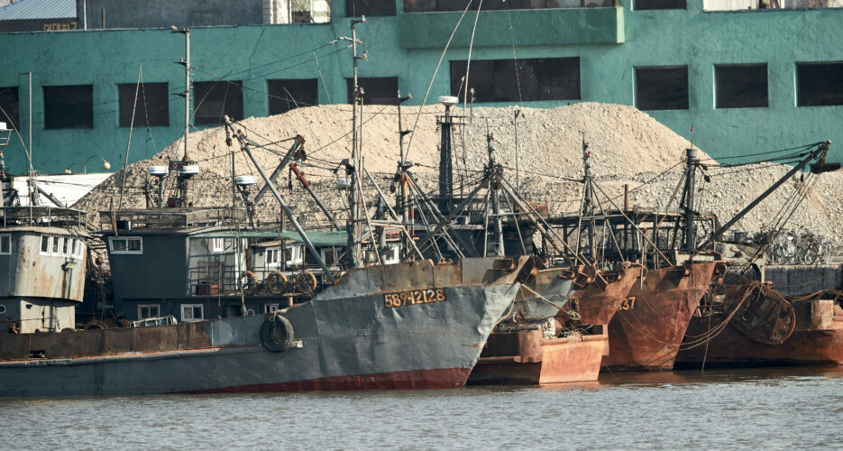 North Korean ship appears to manipulate location data to move illegal coal