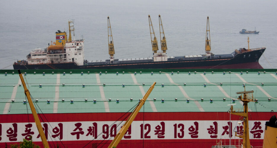 North Korean ships linked to coal smuggling congregate at Chinese port