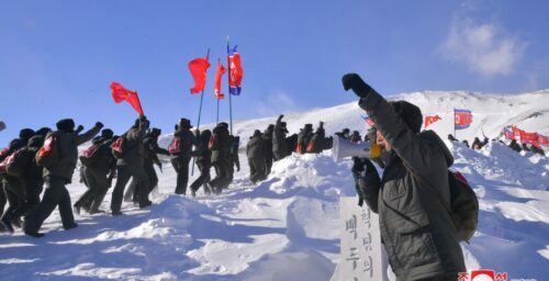 State media review: North Koreans get an ideological education on Mount Paektu