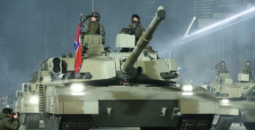 Kim Jong Un’s forgotten toys: The fighting vehicles at the Feb. 8 parade