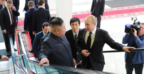 State media review: Putin, Kim Jong Un celebrate Korea’s liberation from Japan