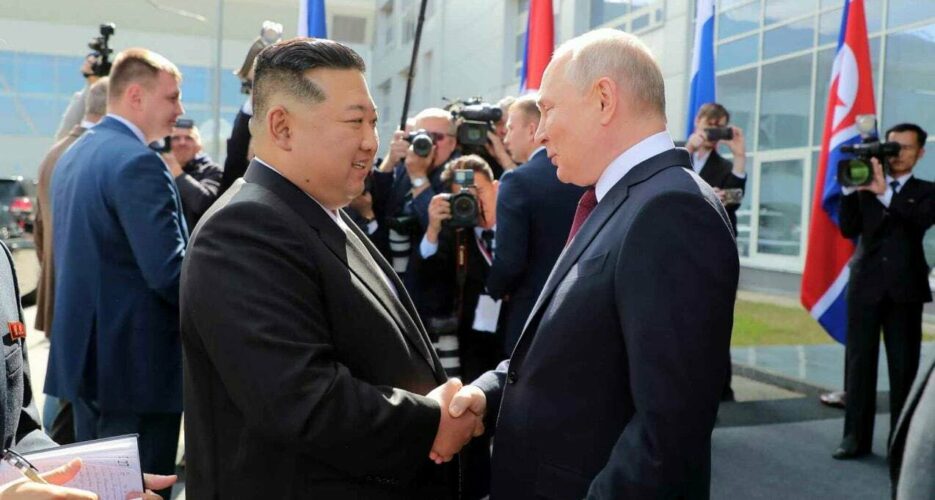 At cosmodrome, Kim Jong Un and Putin set stage for greater confrontation with US