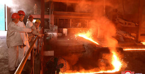 State media review: North Korea revs up steel production amid construction push