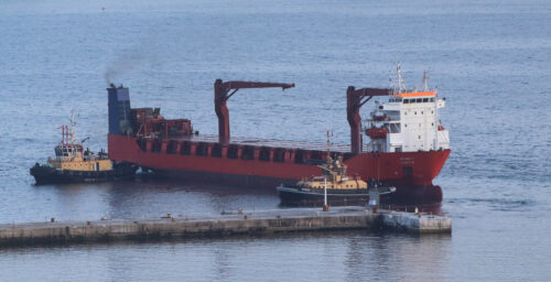 Russian cargo ship returns to North Korean port in sign of arms trade restart