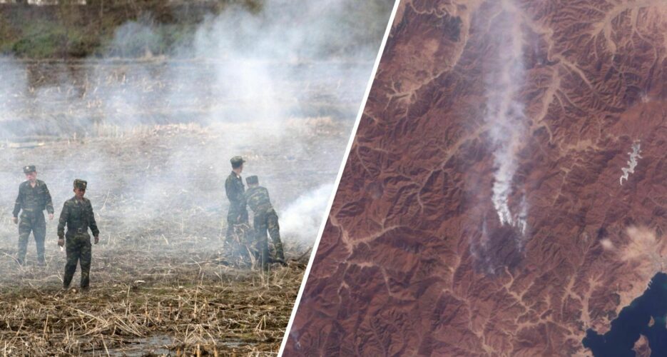 Up in smoke: Satellite imagery captures North Korea’s war against wildfires