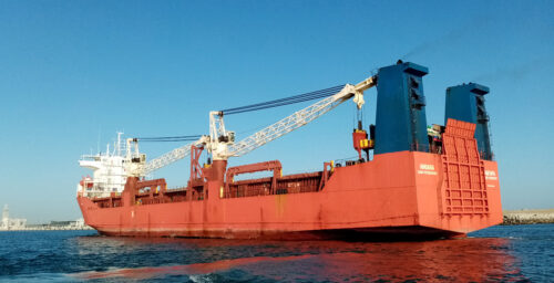 Russian weapons ship returns to North Korea for first time since China repairs