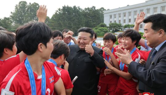 Kim Jong Un gives a hero’s welcome to World Cup champion women’s team