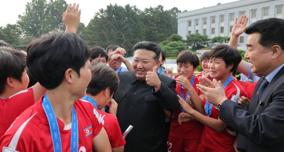 Kim Jong Un gives a hero’s welcome to World Cup champion women’s team