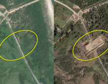 North Korea building football field-sized blockade at destroyed border road