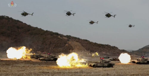 North Korea starts new project at large-scale military training base