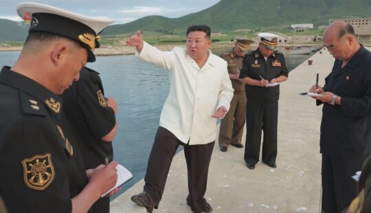 North Korea prioritizes shipyard construction as major naval base project stalls
