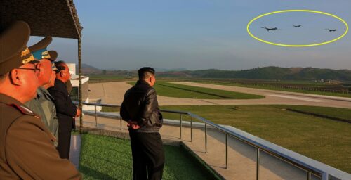North Korea digitally added extra drones to air drill photo, analysis suggests