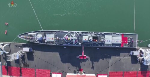 North Korea lifts capsized warship upright 2 weeks after launch failure: Report