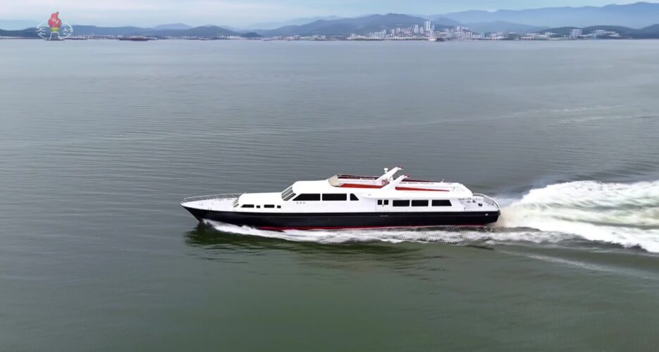 Kim Jong Un’s grand arrival at big beach resort used yacht handed down from dad