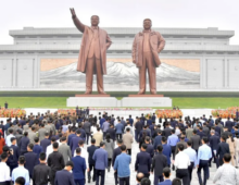 North Korean media focuses on party anniversary, while hiding missile launches