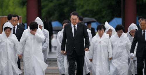 Yoon commemorates Gwangju Uprising with pledge to safeguard democratic values