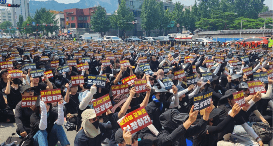 Violence against teachers raises alarm about South Korea’s toxic schools