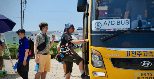 Typhoon Khanun forces retreat from South Korea’s problem-plagued Scout Jamboree