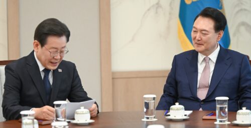 First formal meeting between Yoon and opposition leader yields scant progress