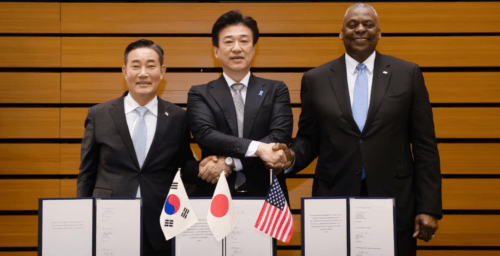 US, ROK, Japan institutionalize defense cooperation to confront regional threats