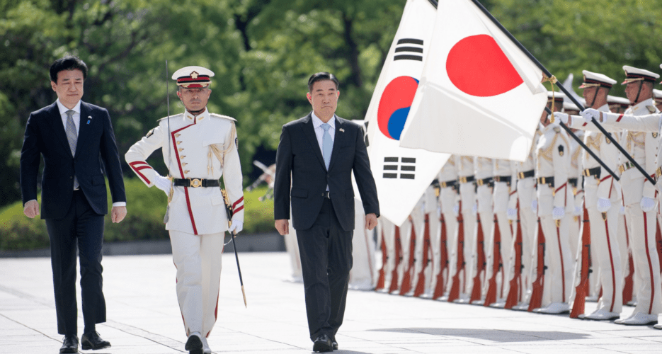 South Korea and Japan revive military exchanges and cooperation