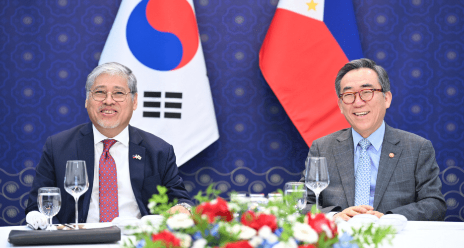 South Korea and the Philippines agree to boost ties