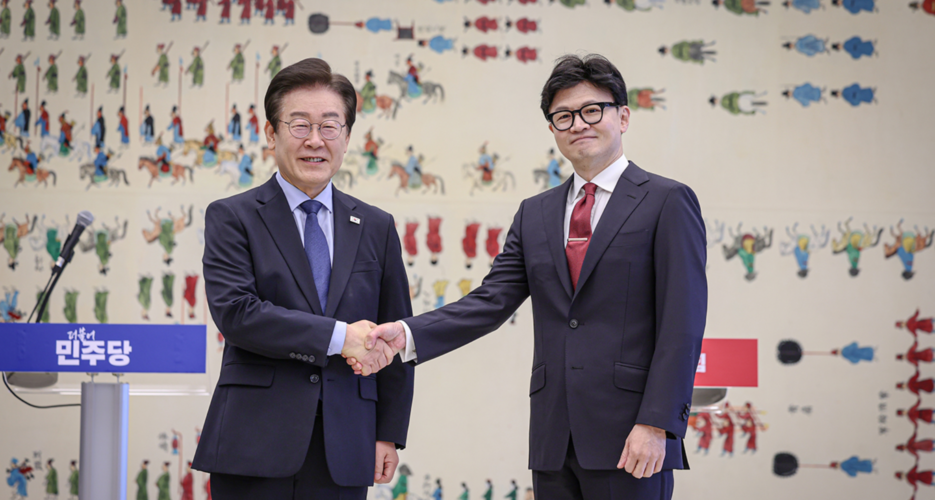 South Korea’s main parties agree on eight key issues in rare talks