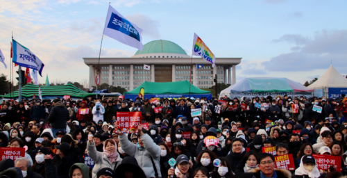 Why South Korean protests are becoming more festive and less ideological