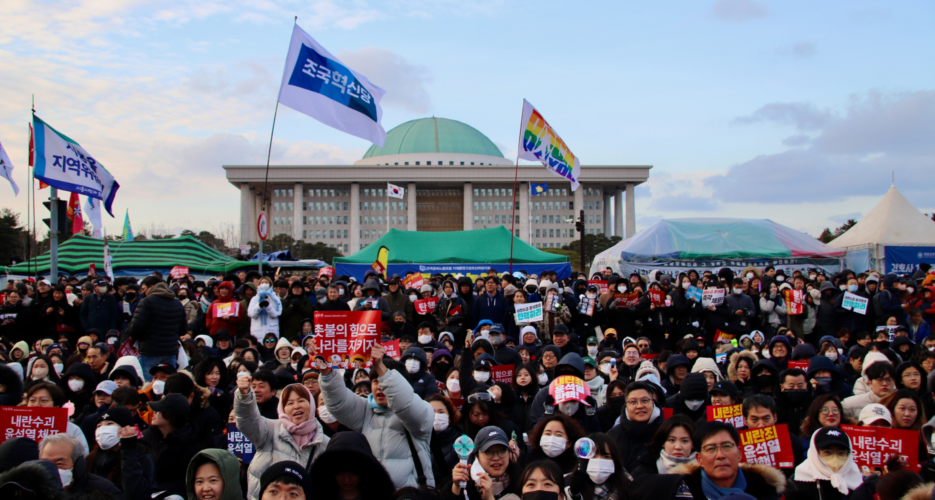 Why South Korean protests are becoming more festive and less ideological