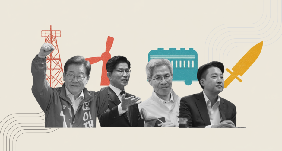 Climate, energy and regional development divide South Korea’s presidential race